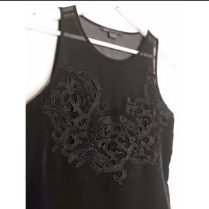 Armani Exchange Sleeveles Black Tank Top